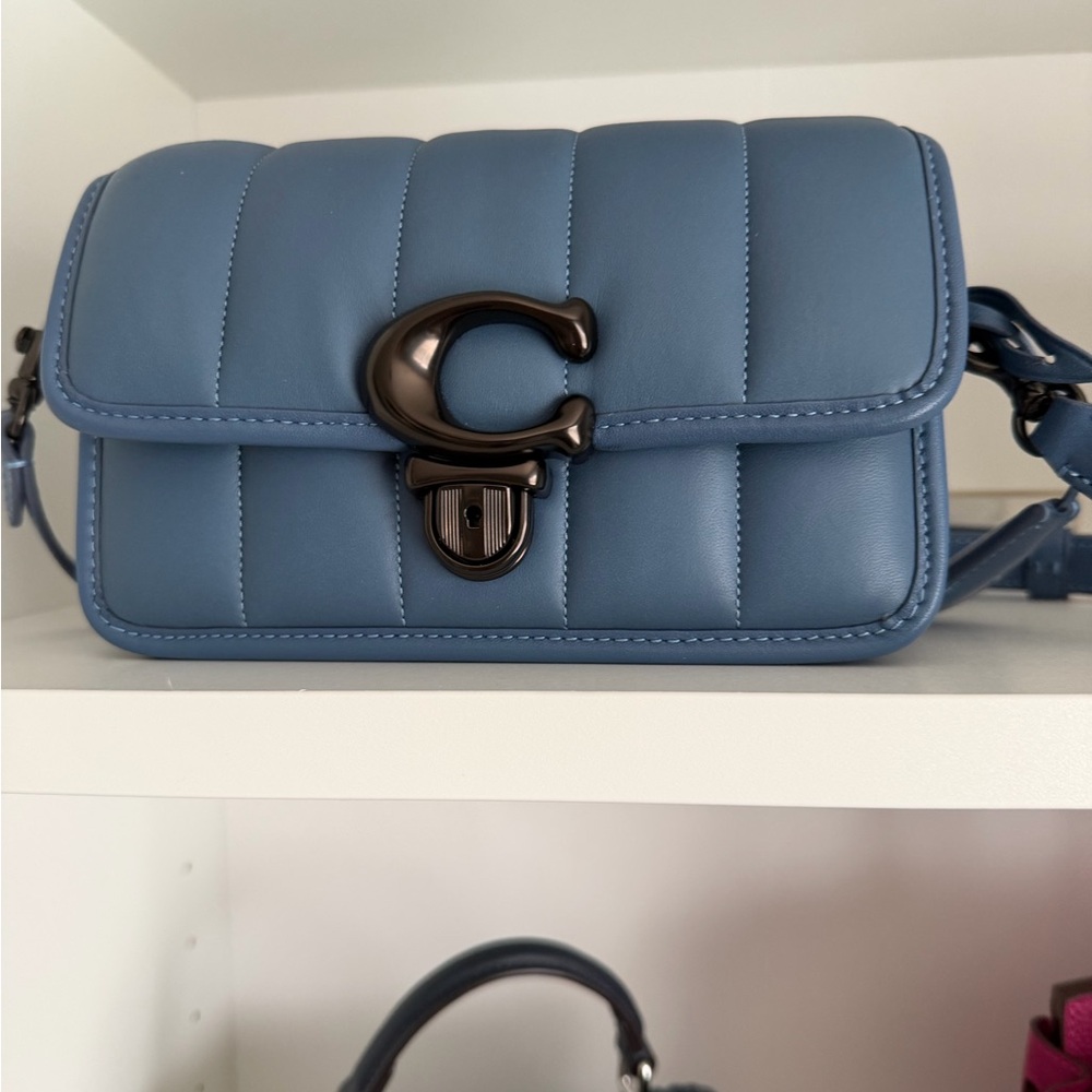 Coach Studio Shoulder Bag 19 With Quilting.